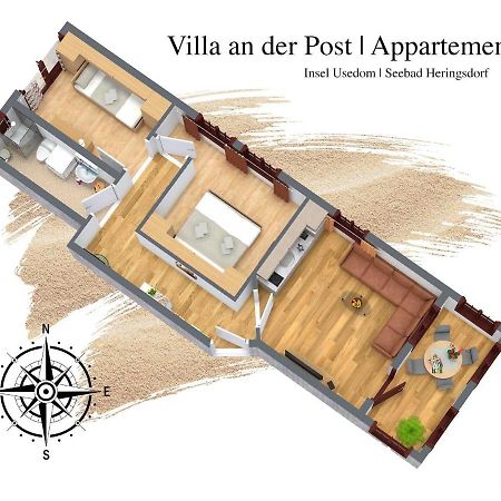 Villa an der Post_ Whg_ 02 Heringsdorf  Exteriör bild